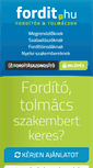 Mobile Screenshot of fordit.hu